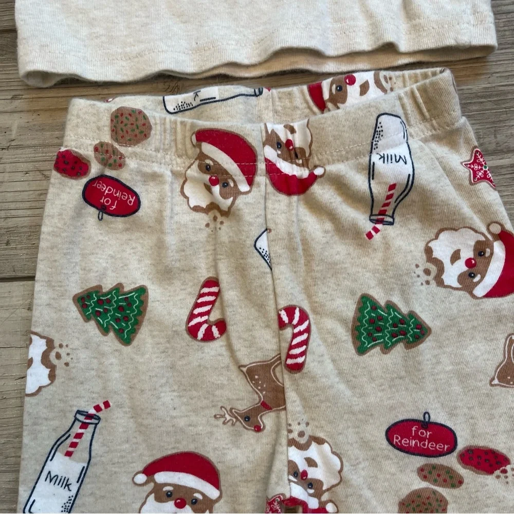 The Children’s Place | Milk And Cookies Snug Fit Cotton Pajamas | Size: 3T